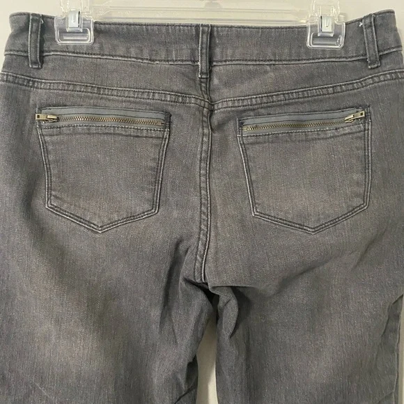 Simply Vera Vera Wang Straight Leg Jeans with Zippers - Picture 7 of 10